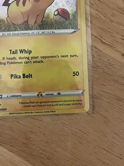 Pokemon Pikachu SWSH039 Holo Cards Lot of 2 Nintendo GAME FREAK 2020 English - Image 5