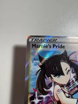 Marnie’s Pride Pokemon TCG 171/172 Full Art Brilliant Stars Supporter Card - Image 2