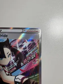 Marnie’s Pride Pokemon TCG 171/172 Full Art Brilliant Stars Supporter Card - Image 3