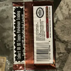 Pokemon TV Animation Edition Topps 1999 Vintage Trading Card Pack 8 Cards Foil - Image 2