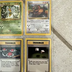 Old Pokemon Cards VINTAGE Collection Lot Of 9 Cards - Image 3