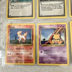 Old Pokemon Cards VINTAGE Collection Lot Of 9 Cards - Image 5