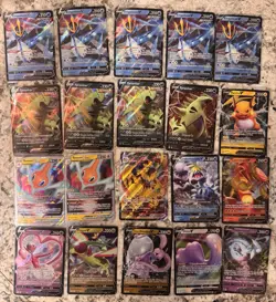 Pokemon TCG 91 Card Lot, Ex, V, Masterballs, Promos, Full Arts - Image 4