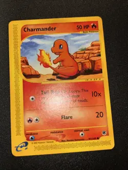 Charmander 097/165 Expedition Base Set Excellent Pokemon Card ! WOTC Rare - Image 2