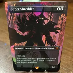 Super Shredder Borderless 0217 Teenage Mutant Ninja Turtles Foil Borderless - Image 1