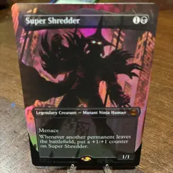 Super Shredder Borderless 0217 Teenage Mutant Ninja Turtles Foil Borderless - Image 2