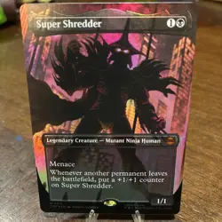 Super Shredder Borderless 0217 Teenage Mutant Ninja Turtles Foil Borderless - Image 3