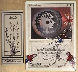 MTG Disenchant Alter Altered Sketch Art Amy WEBER Magic - Image 1