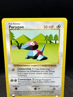 Porygon 39/102 Uncommon Base Set (Shadowless) Pokemon Card - Image 2