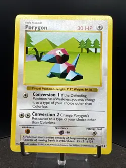 Porygon 39/102 Uncommon Base Set (Shadowless) Pokemon Card - Image 4