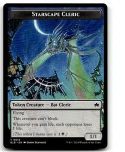 MTG Starscape Cleric Token T Bloomburrow 15 LP - Image 1
