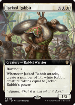 Jacked Rabbit (REGULAR) x1 - MTG Bloomburrow Commander BLC #45 - Image 1