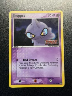Shuppet 61/108 Reverse Holo Stamped Card Pokemon EX Power Keepers - Image 1