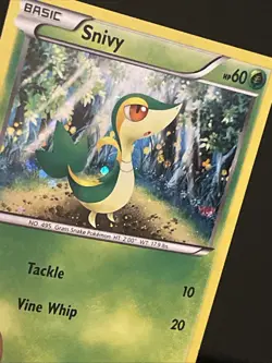 Snivy 1/114 Cosmos Holo Pokemon Card 2011 Black & White LP - Image 3