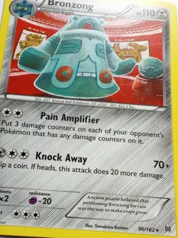 Bronzong 96/162 LP - RARE XY Breakthrough Pokemon Card Tomokazu Komiya Art - Image 2
