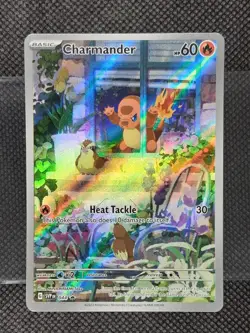 Pokemon TCG Scarlet & Violet-Obsidian Flames Black Star Promo Charmander 044 - Image 1