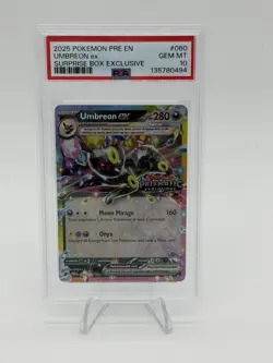 Pokemon TCG Umbreon EX Prismatic Evolutions Stamp #060 PSA 10 Gem Mint 💎 - Image 1