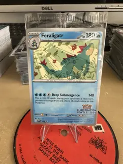 Pokemon TCG Illustration Contest 2024 Sealed Pack Feraligatr Pikachu Toxtricity - Image 1