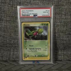 PSA 10 GEM MINT Pokemon Treecko #016 Black Star Promo 2003 - Image 1
