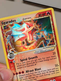 2006 Gyarados Gold Star Holo EX-Holon Phantoms Delta Species LP-MP Clean Front - Image 2