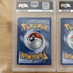 2010 Pokemon HGSS Undaunted Kyogre PSA 7 & Groudon PSA 7 LEGEND SET - Image 5