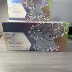 3x Pokemon Prismatic Evolutions Super Premium Collection SPC Factory Sealed MINT - Image 1