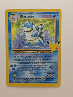 Blastoise 2/102 Holo Celebrations Classic Collection Pokemon NM - Image 1