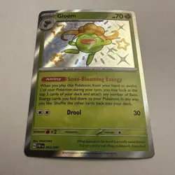 Pokemon TCG Paldean Fates 093/091 Gloom 2024 Baby Shiny Holo Rare - Image 2