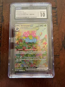 2023 Pokemon Venusaur Ex 198/165 Cgc 10 Gem Mint 151 Sir English - Image 1