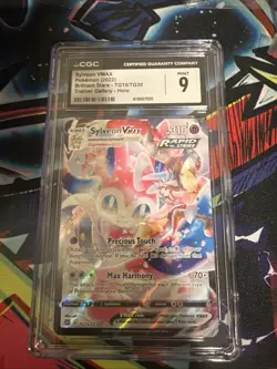 Pokemon Sylveon VMAX TG15/TG30 Brilliant Stars Trainer Gallery CGC 9 - Image 1