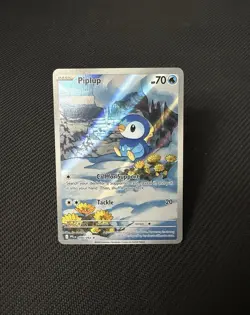 Pokemon TCG Piplup 098/094 Holo Phantasmal Flames Illustration Rare NM - Image 1