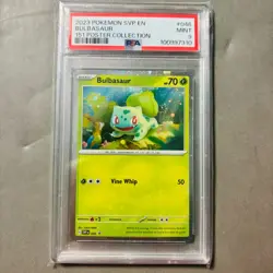 Bulbasaur SVP Black Star Promo 046 151 Poster Collection PSA 9 MINT Pokemon 🌀 - Image 1