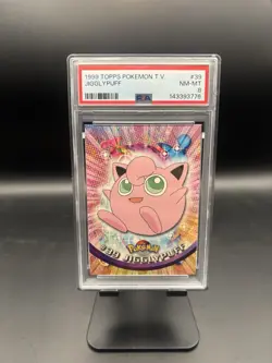 1999 Jigglypuff Topps Tv Pokemon #39 PSA 8 - Image 1