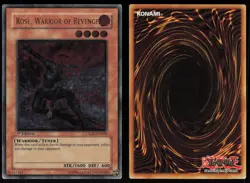 Rose, Warrior of Revenge (UTR) CSOC-EN000 Ultimate Rare 1st Edition Yu-Gi-Oh - Image 3
