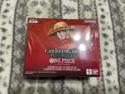 One Piece OP-13 TCG Carrying On His Will Booster Box English SEALED 1st Print - Image 1