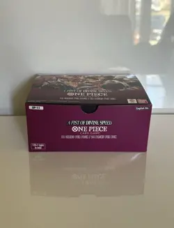 Lot Of 24 One Piece A Fist Of Divine Speed OP11 Booster Packs Display Box - Image 1