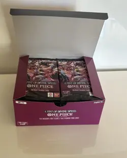 Lot Of 24 One Piece A Fist Of Divine Speed OP11 Booster Packs Display Box - Image 2