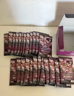 Lot Of 24 One Piece A Fist Of Divine Speed OP11 Booster Packs Display Box - Image 4