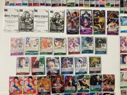 ONE PIECE Card Collection Lot Super Pre, Sealed, OP01 Leader Pre Errata, Foil - Image 5