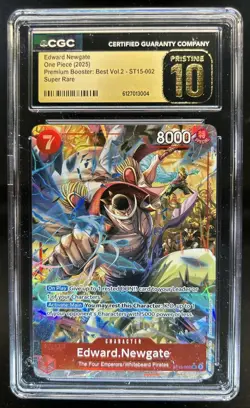 2025 One Piece Royal Blood OP10 Edward.Newgate Special PRISTINE #ST15-002 CGC 10 - Image 1