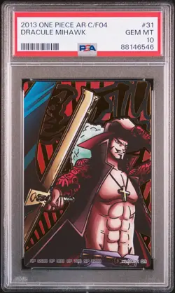 PSA 10 2013 CARDDASS ONE PIECE AR CARDDASS FORMATIONS 04 MIHAWK POP 4 - Image 1