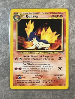 Quilava 46/111 Pokemon TCG Neo Genesis Vintage WOTC Card Regular (Light Play) - Image 1