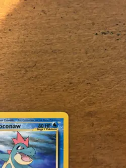 Croconaw 32/111 Neo Genesis 1st Edition Pokemon Card LP - Image 3