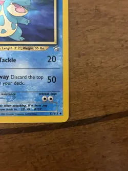 Croconaw 32/111 Neo Genesis 1st Edition Pokemon Card LP - Image 4