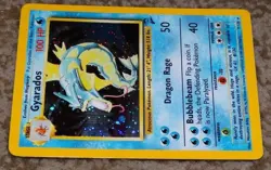 POKEMON GYARADOS HOLOGRAPHIC CARD 7/130 BASE SET 2 2000 - Image 2