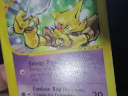 KADABRA NON HOLO POKEMON CARD 84/165 EXPEDITION E SERIES VLP COND EX+ NM- - Image 2