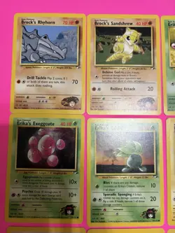 Lot Of 18 Pokemon Gym Heroes Cards, NM-MP, No Doubles, Vintage 2000 Wizards - Image 2