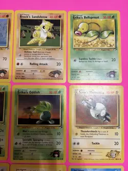 Lot Of 18 Pokemon Gym Heroes Cards, NM-MP, No Doubles, Vintage 2000 Wizards - Image 3