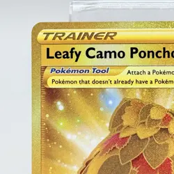 Pokemon TCG Silver Tempest Leafy Camo Poncho 214/195 Secret Rare Card NM - Image 2