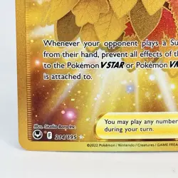Pokemon TCG Silver Tempest Leafy Camo Poncho 214/195 Secret Rare Card NM - Image 5